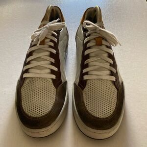 SEPOL Men’s Constantinople Distressed Style Leather Sneakers Size 43